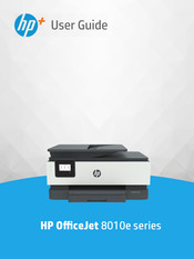 HP OfficeJet 8010e Series Gebruikershandleiding