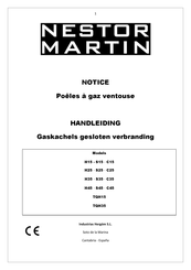 NESTOR MARTIN TQH15 Handleiding