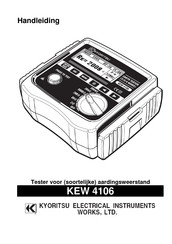 Kyoritsu Electrical Instruments Works KEW 4106 Handleiding