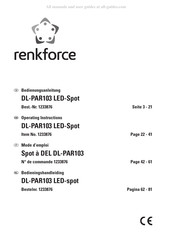 Renkforce DL-PAR103 Bedieningshandleiding