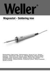 Weller Magnastat TCP 42 Gebruiksaanwijzing