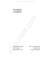 AEG S75340KG2 Gebruiksaanwijzing