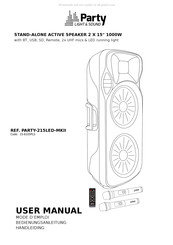 Party Light & Sound PARTY-215LED-MKII Handleiding