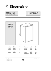 Electrolux RM 4271 Handleiding