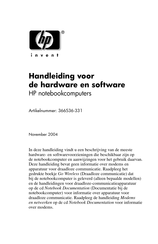 HP zd8000 Handleiding