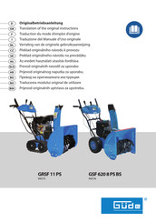 Gude GSF 620 8 PS BS Vertaling Van De Originele Gebruiksaanwijzing