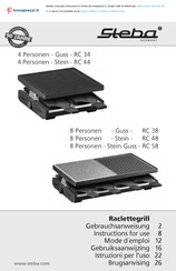 Steba RC 38 Gebruiksaanwijzing