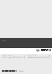 Bosch PKG6 N Series Gebruiksaanwijzing