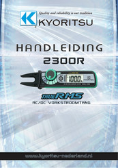 KYORITSU TRUE RMS 2300R Handleiding