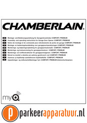 Chamberlain my Q PREMIUM Montage- En Bedieningshandleiding