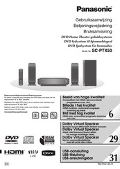 Panasonic SC-PTX50 Gebruiksaanwijzing