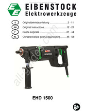 EIBENSTOCK EHD 1500 Gebruiksaanwijzing