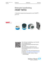 Endress+Hauser iTEMP TMT82 Beknopte Handleiding