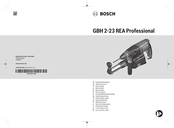 Bosch GBH 2-23 REA Professional Oorspronkelijke Gebruiksaanwijzing