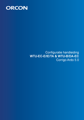 Orcon WTU-B-EC Handleiding