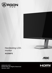 AOC AGON PRO AG256FS Handleiding