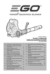 Ego Power+ LB6000E Handleiding