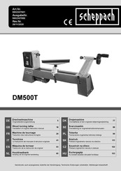 Scheppach DM500T Vertaling Van De Originele Handleiding