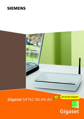 Siemens Gigaset SX762 WLAN dsl Handleiding