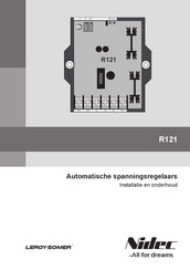 Nidec Leroy-Somer R121 Installatie En Onderhoud