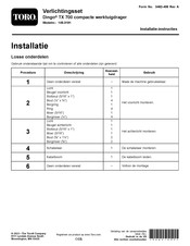 Toro 145-3181 Installatie-Instructies