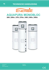 Energie AQUAPURA MONOBLOC 500ix Technische Handleiding