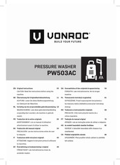 VONROC PW503AC Vertaling Van De Oorspronkelijke Gebruiksaanwijzing