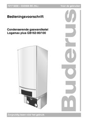 Buderus Logamax plus GB162-80 Bedieningsvoorschrift