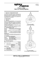 Spirax Sarco Spira-Trol K Series Installatie En Onderhoud