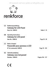 Renkforce 1408618 Gebruiksaanwijzing