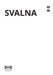 IKEA SVALNA Handleiding