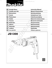 Makita JS1300 Gebruiksaanwijzing