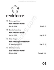 Renkforce RSD-1802 Gebruiksaanwijzing