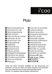 i'coo Pluto Gebruiksaanwijzing