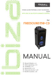 Ibiza sound FREESOUND350-CD Handleiding