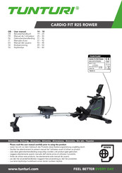 Tunturi Cardio Fit R25 Rower Gebruikershandleiding