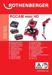 Rothenberger ROCAM mini HD Gebruiksaanwijzing