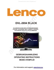 LENCO DVL-2694 BLACK Gebruiksaanwijzing