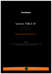 Lenovo TAB 2 A7-10F Gebruikershandleiding