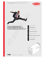 Fronius Acctiva Professional Flash JP Gebruiksaanwijzing