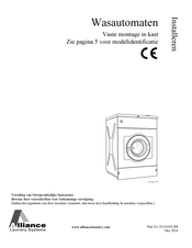 Alliance Laundry Systems CHR018 Installatiehandleiding