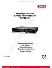 Abus TVVR41120 Gebruikershandleiding