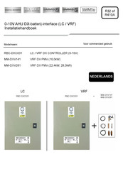 Carrier MM-DXV141 Installatiehandleiding