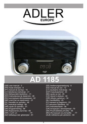 Adler europe AD 1185 Handleiding