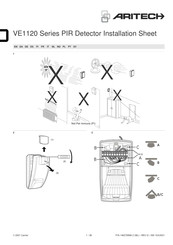 Aritech VE1120 Series Instructieblad