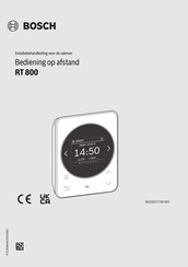 Bosch RT 800 Installatiehandleiding