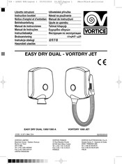 Vortice EASY DRY DUAL 1300 Instructieboekje