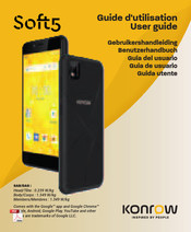 Konrow Soft 5 Gebruikershandleiding