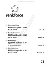 Renkforce 1301624 Gebruiksaanwijzing
