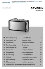 SEVERIN AT 2509 Gebruiksaanwijzing
